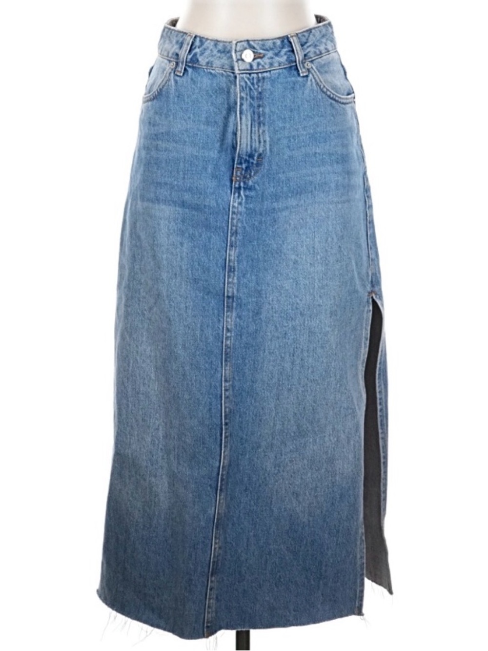 Top Shop denim maxi skirt